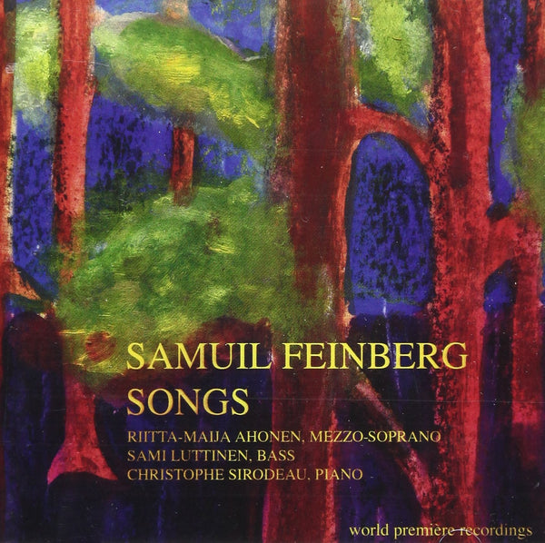 Samuil Feinberg (1890-1962): Songs. Maritsa, op.47.