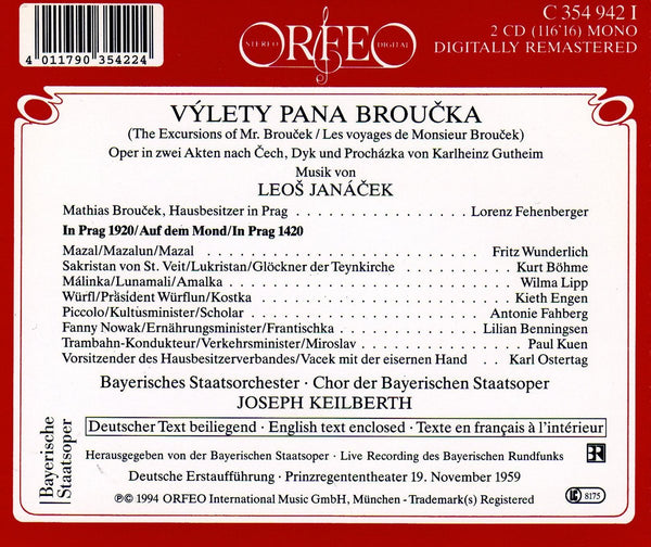 Janacek: THE EXCURSIONS OF MR. BROUCEK