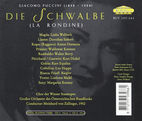 Puccini: LA RONDINE (in German)