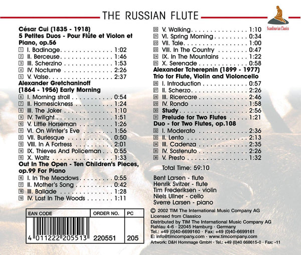 The Russian Flute - Cui, Tcherepin & Gretchanov