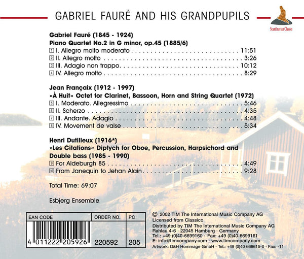 Gabriel Fauré & His Grandpupils