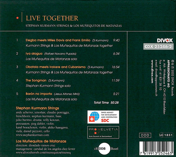 Strings & Rumba: Live Together - Cuban Rythyms for Strings