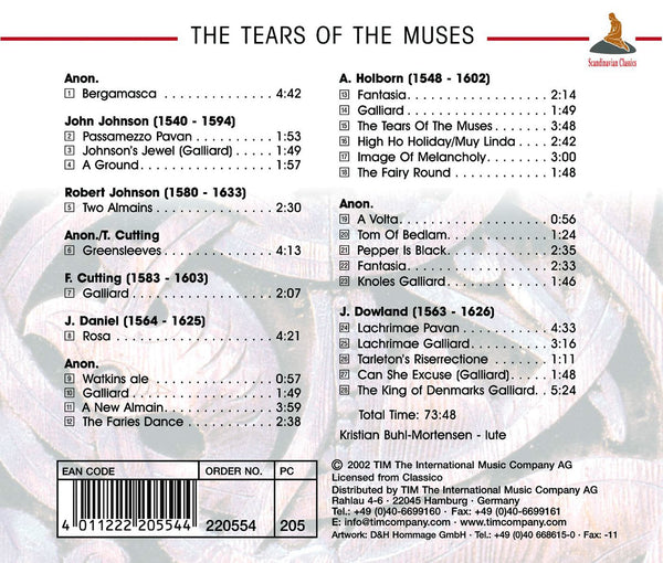 The Tears of the Muses - Elizabethan Lute Music