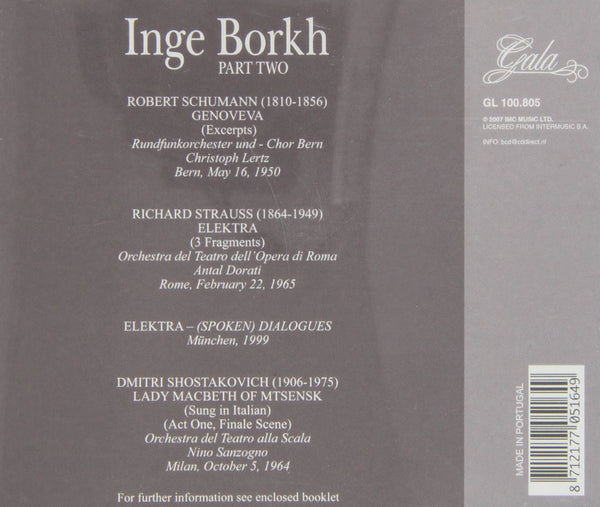 Inge Borkh - Part Two