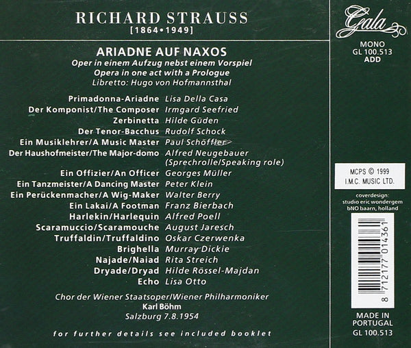 R. Strauss: ARIADNE AUF NAXOS