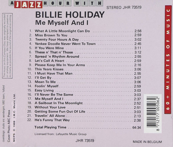 Billie Holiday - Me, Myself & I