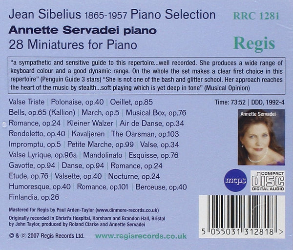 Sibelius: Works for Piano.