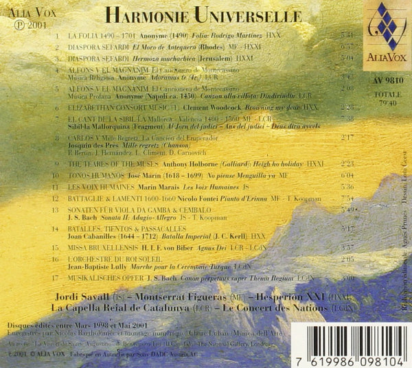 Harmonie Universelle (1998-2001)