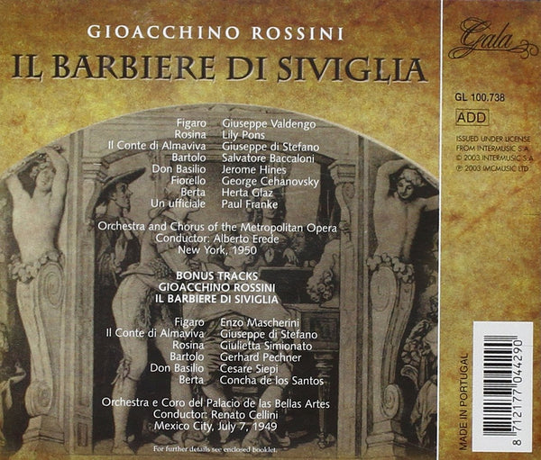 Rossini: IL BARBIERE DI SIVIGLIA