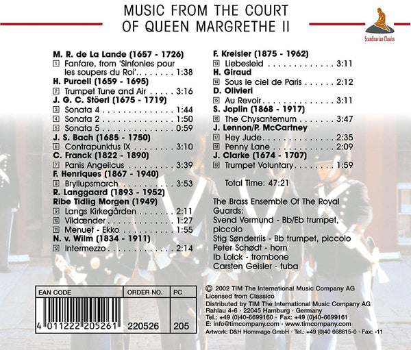 Music from the Court of Margrethe II, vol. 1 - Music for Brass Ensemble