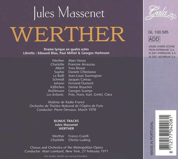 Massenet: WERTHER