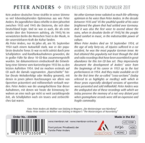 Peter Anders - A Bright Stars in Dark Times