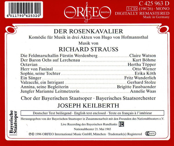 R. Strauss: DER ROSENKAVALIER