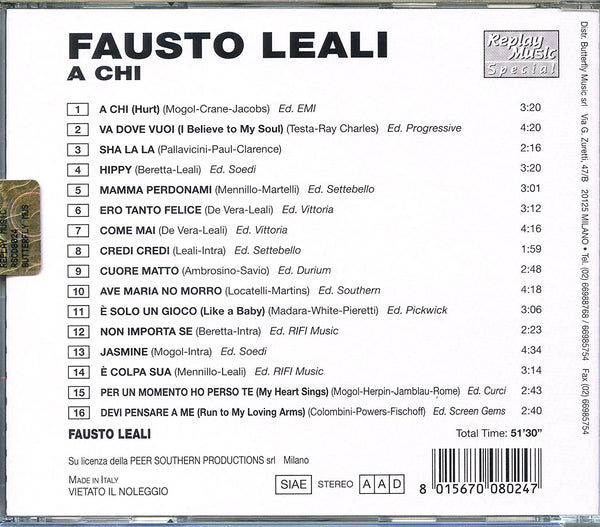 Fausto Leali - A chi