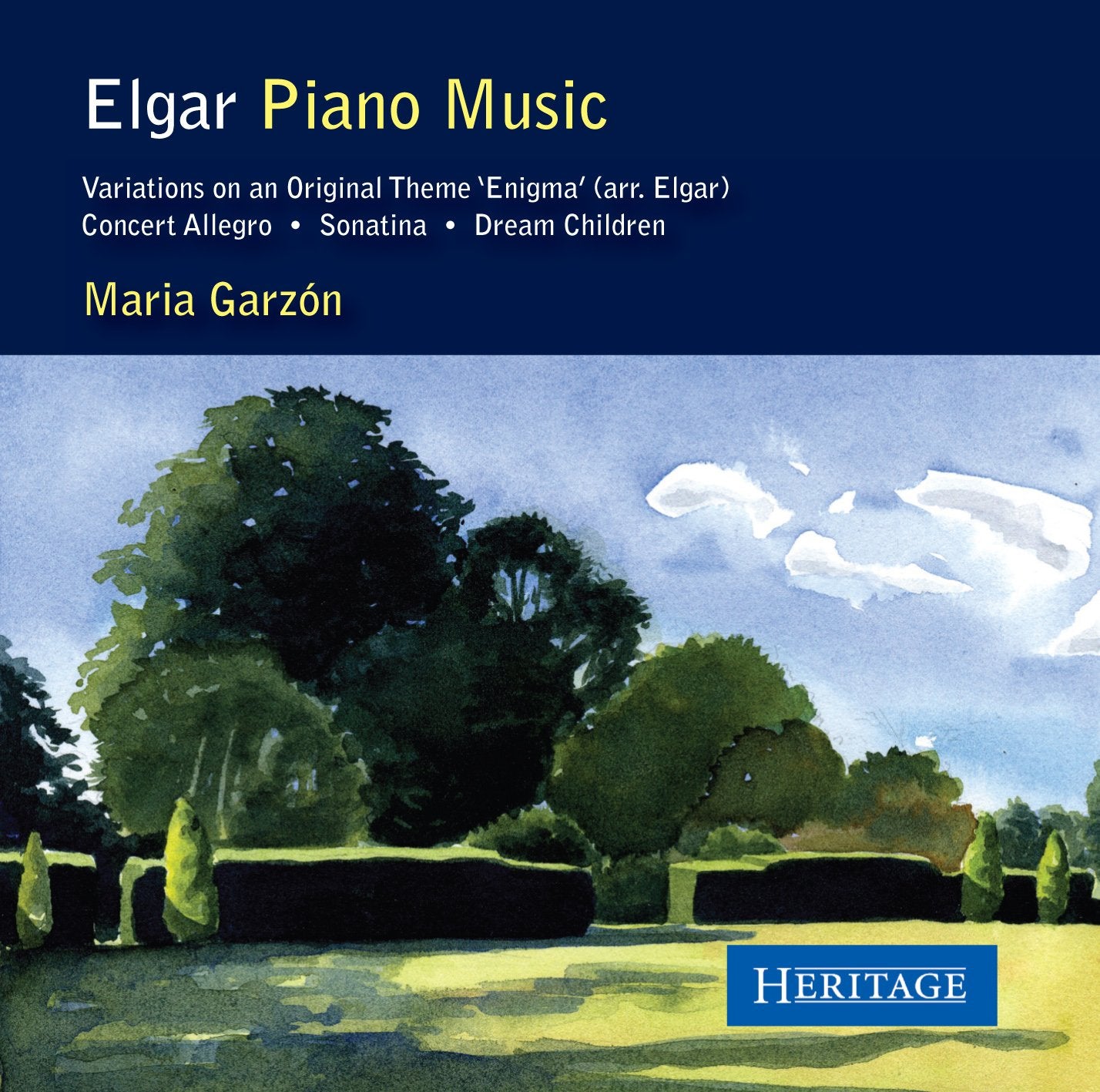 Elgar: Piano Music - Variations on an Original Theme "Enigma". Concert Allegro. Sonatina. Dream Children.