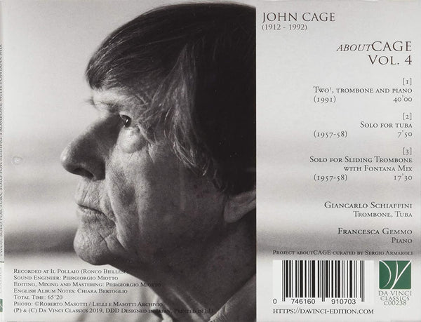 John Cage: Works for Trombone & Tuba