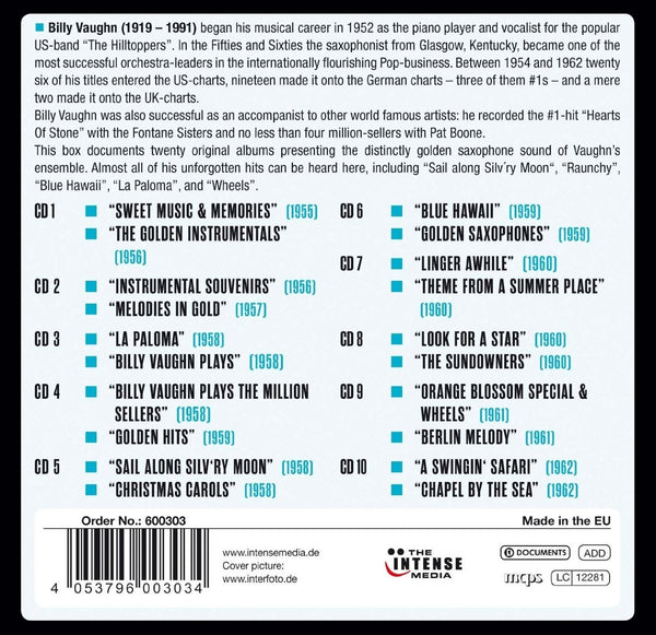 Billy Vaughn - Milestones of a Legend - 20 Original Albums