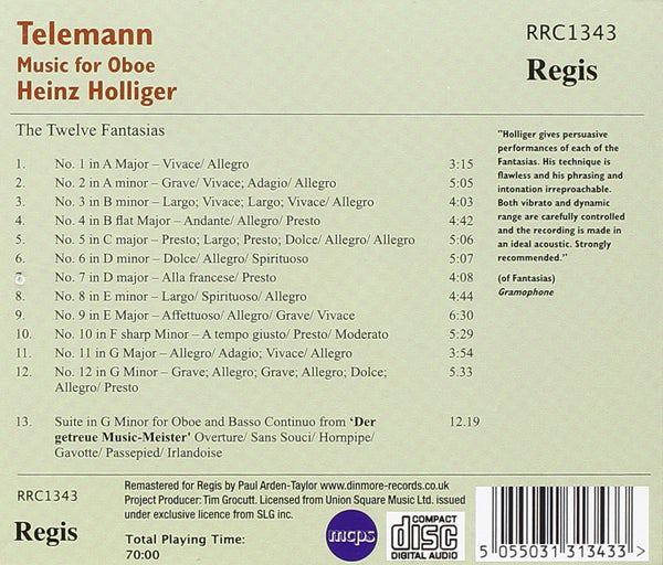 Telemann: Music for Oboe