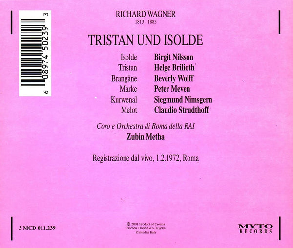 Wagner: TRISTAN UND ISOLDE