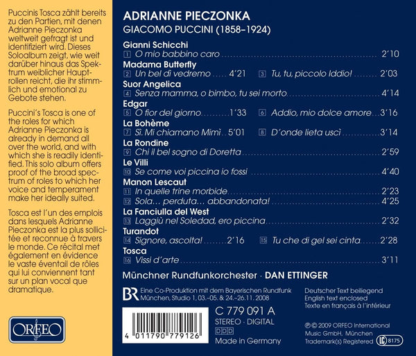 Adrianne Pieczonka Sings Puccini