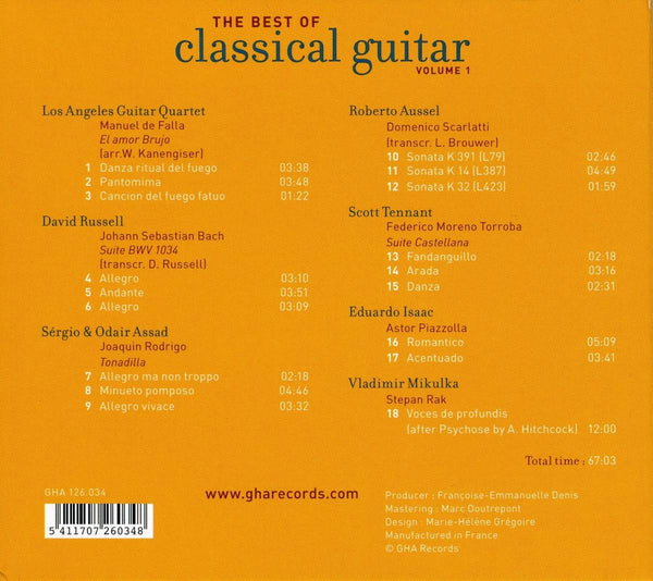 The Best of Classical Guitar, volume 1