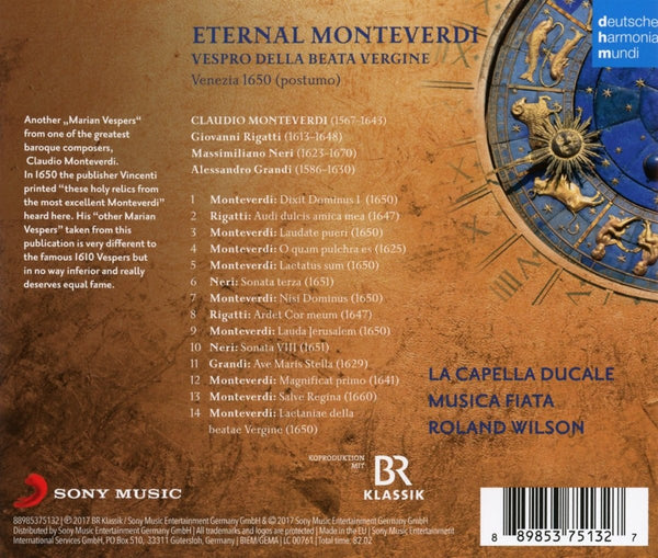 Eternal Monteverdi  - Vespro della beata vergine 1650