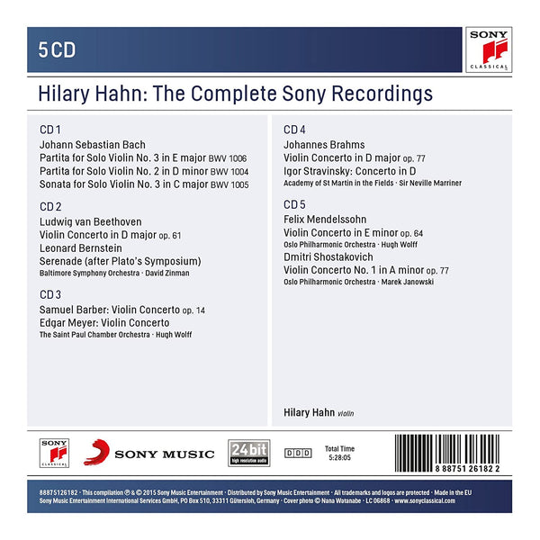 Hilary Hahn - The Complete Sony Recordings