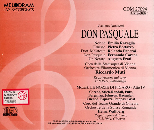 Donizetti: DON PASQUALE