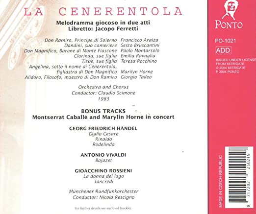 Rossini: LA CENERENTOLA