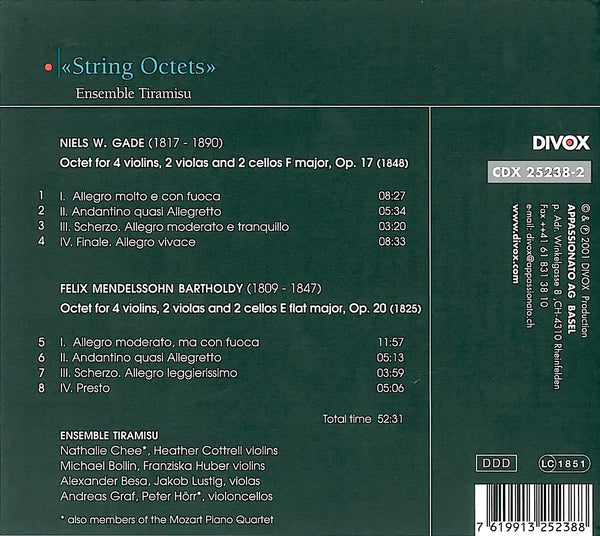 Gade & Mendelssohn: String Octets