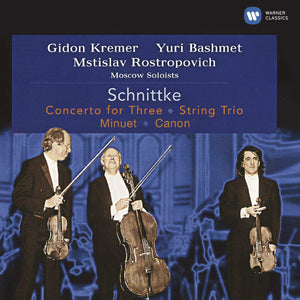 Schnittke: Concerto for Three, String Trio, Minuet/ Berg: Canon