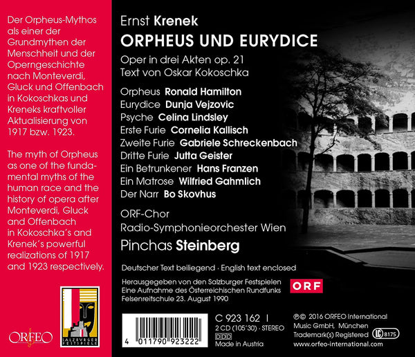 Krenek: ORPHEUS & EURYDIKE