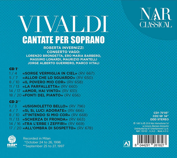 Vivaldi: Cantate per Soprano