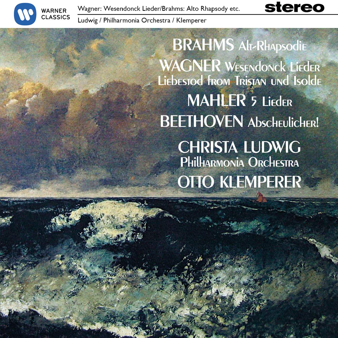 Brahms: Alt-Rhapsodie/ Wagner: Wesendonck-Lieder/ Mahler: 5 Lieder