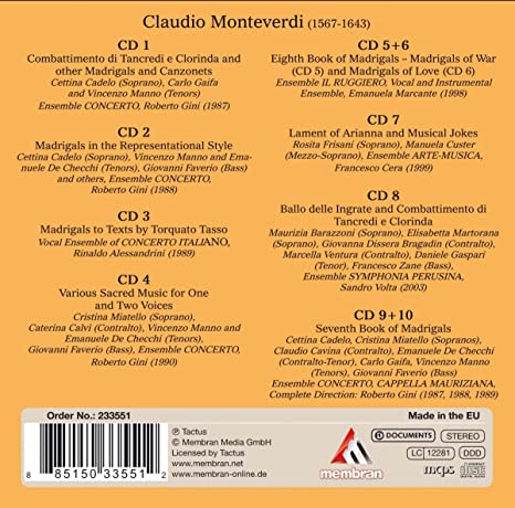 Monteverdi: The Innovator