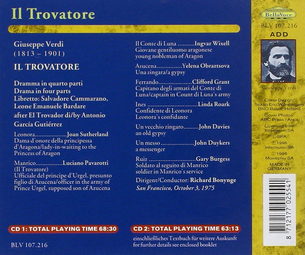 Verdi: IL TROVATORE