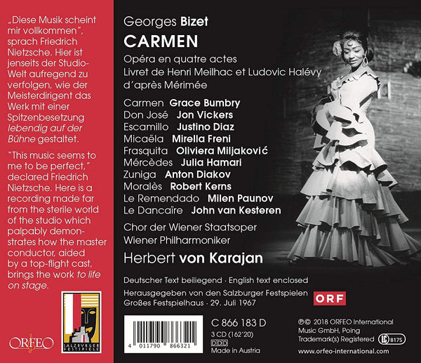 Bizet: CARMEN (Salzburg 1967)