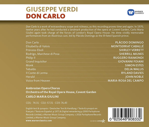 Verdi: DON CARLO