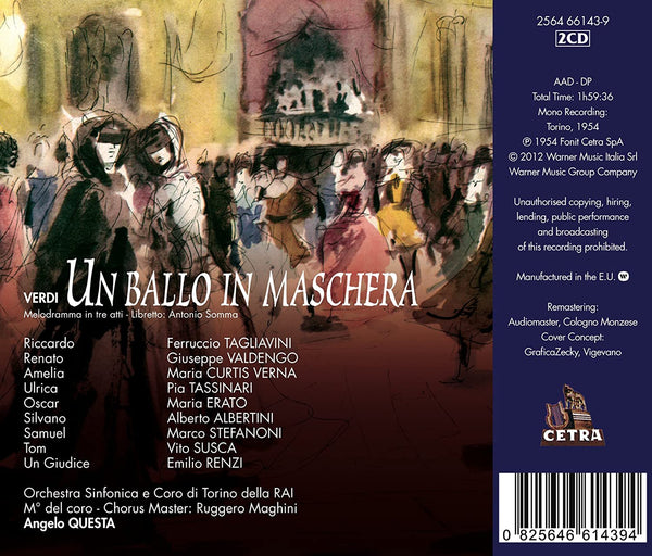 Verdi: UN BALLO IN MASCHERA