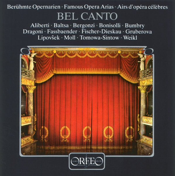 BEL CANTO - Favourite Opera Arias from La Sonnambula, Medea, Orfeo ed Euridice, Otello, Il Trovatore, Samson et Dalila, Les Pêcheurs de Perles & more.