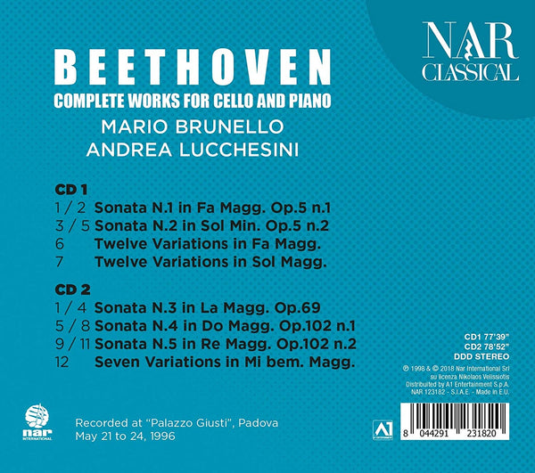 Beethoven: Complete Works for Cello and Piano