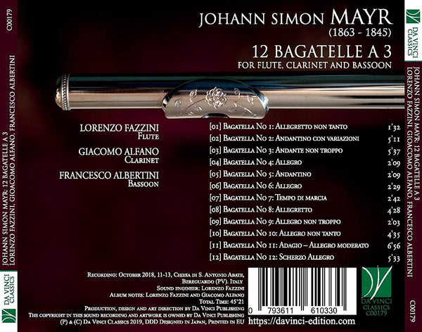 Johann Simon Mayr (1763-1845):  Bagatelle A 3