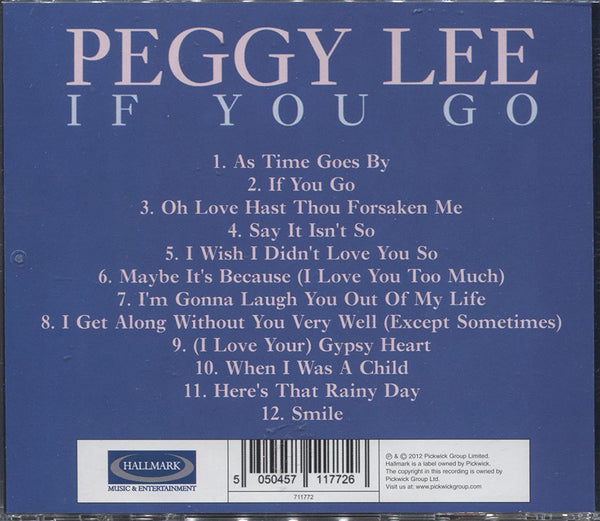 Peggy Lee - If you go