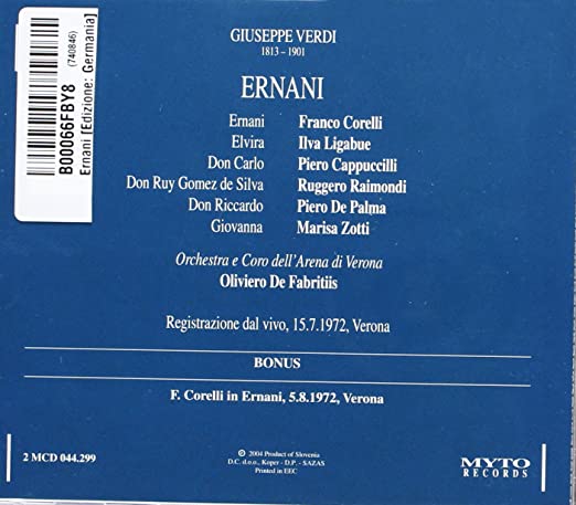 Verdi: ERNANI