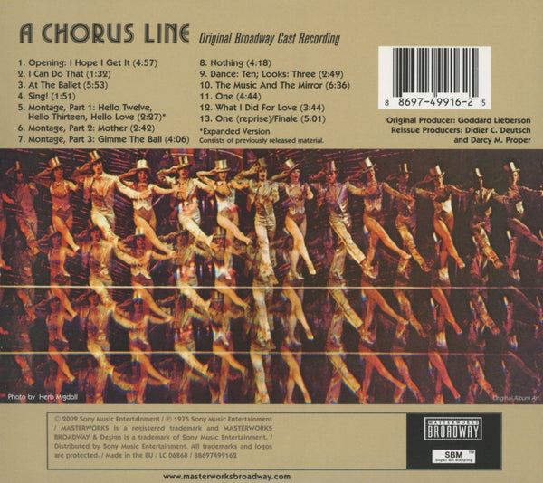 A CHORUS LINE - Original Broadway Cast Recording