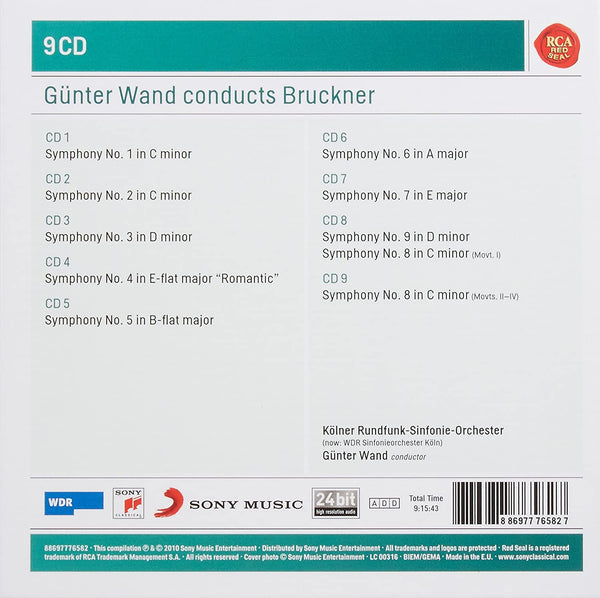 Bruckner: Symphonies Nos. 1-9