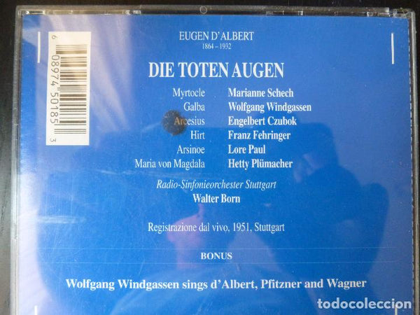 d'Albert: DIE TOTEN AUGEN