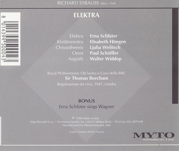 R. Strauss: ELEKTRA