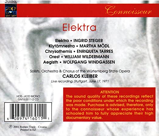 R. Strauss: ELEKTRA