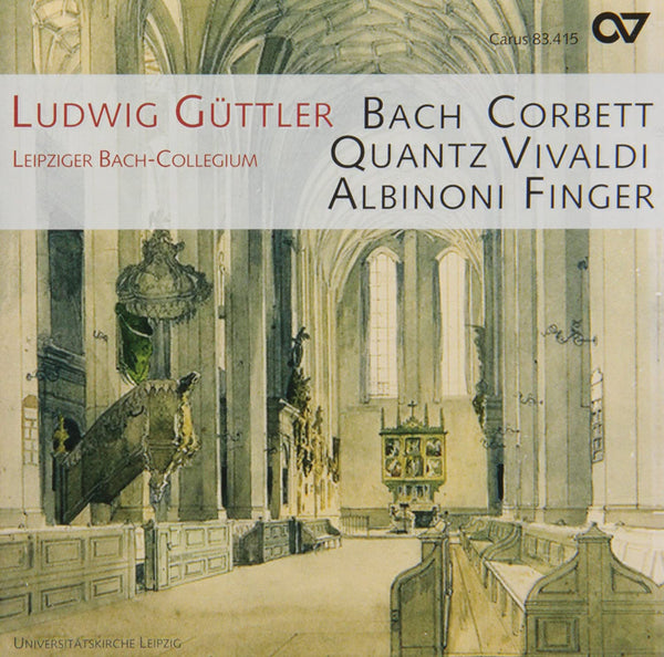 Works by Bach Vivaldi, Corbett, Finger, Quantz & Albinoni.